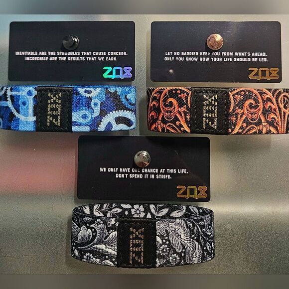 ZOX GOLD CARD REDEMPTION WRISTBAND & PIN RARE BUNDLE OF 3 NEW MEDIUMS - Picture 7 of 7